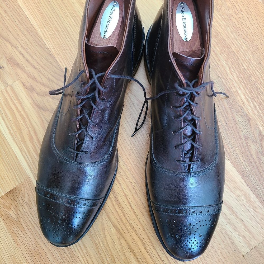 Allen Edmonds Fifth street brown burnished shoes